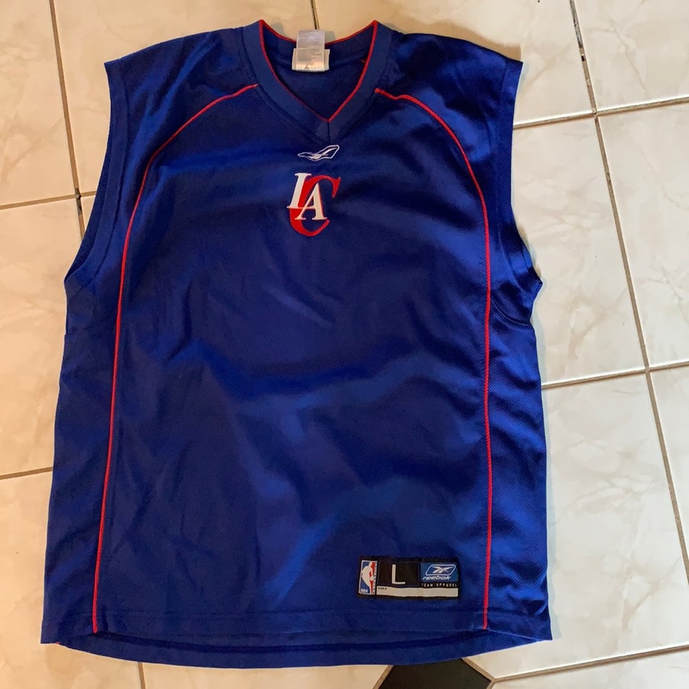 Reebok Los Angeles Clippers warm up tank NBA size Large